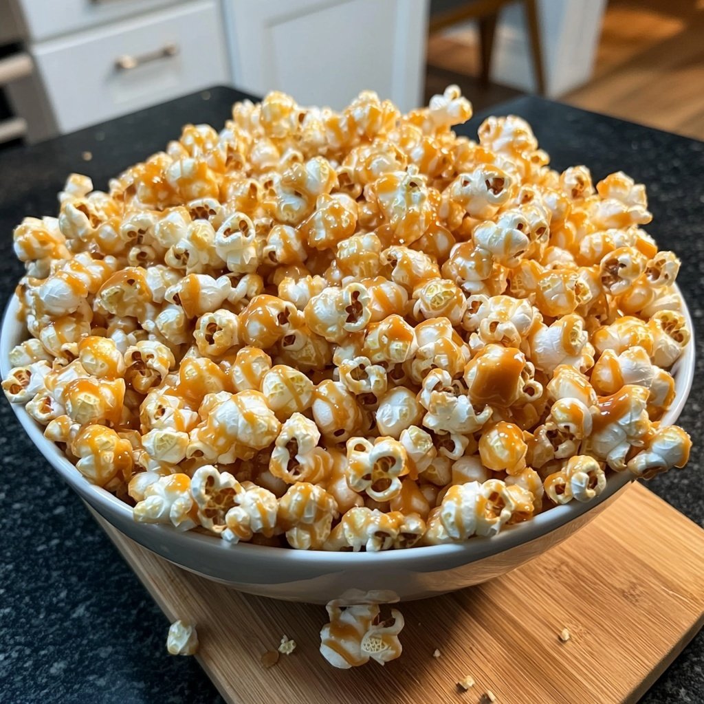 Quick Caramel Corn