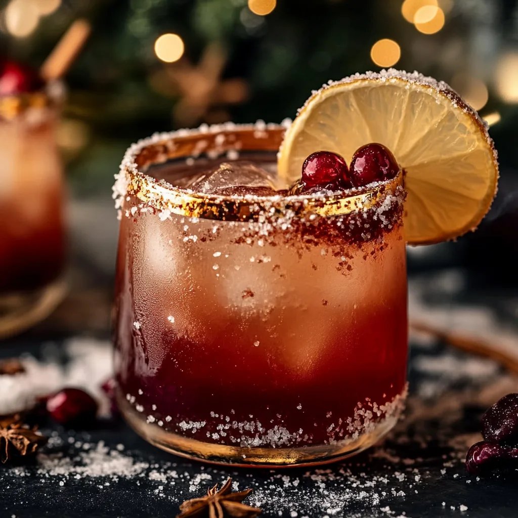 Spiced Christmas Margarita