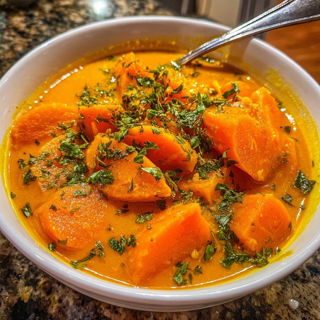 Creamy Carrot Ginger Soup