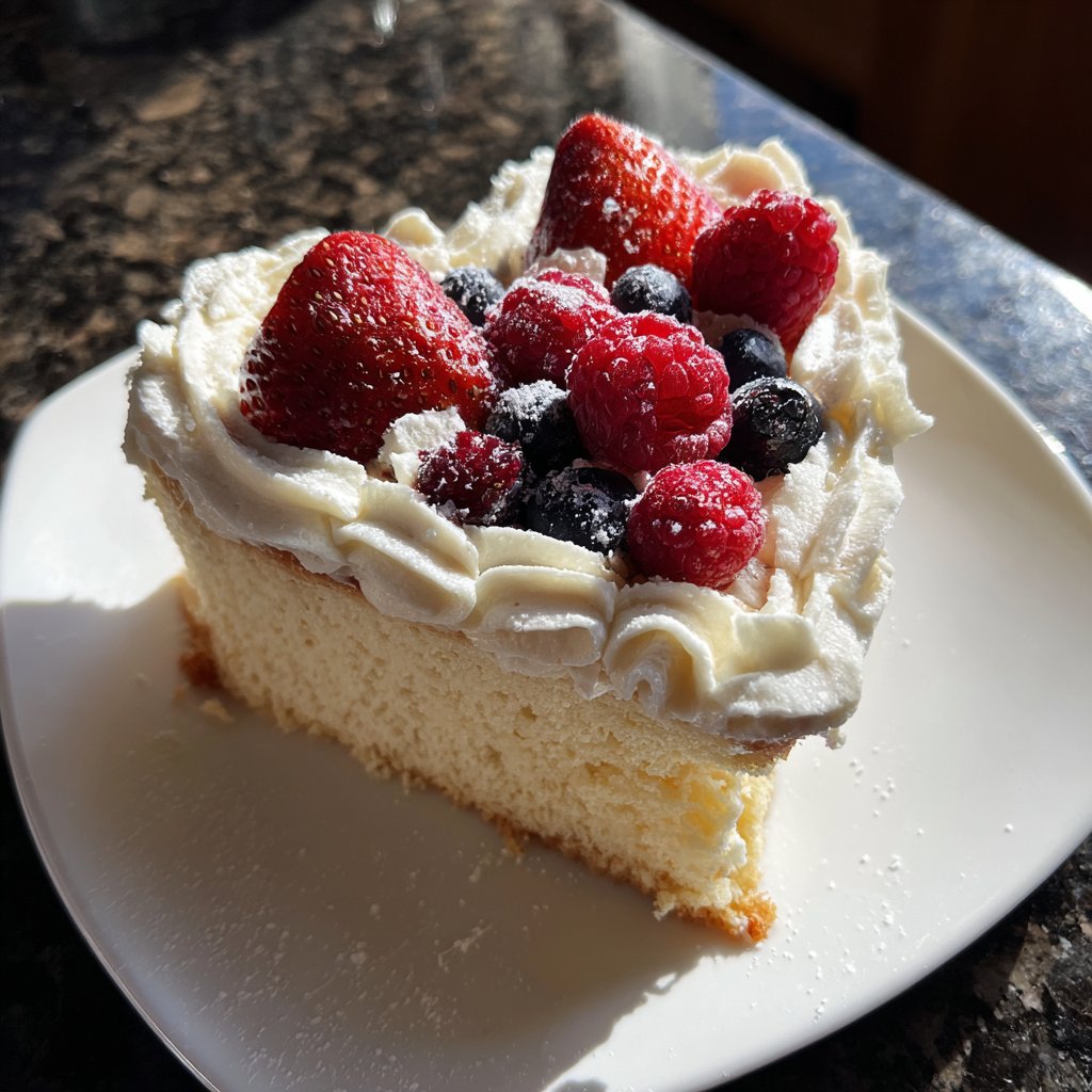 Mini Heart Cake with Vanilla Bean Frosting