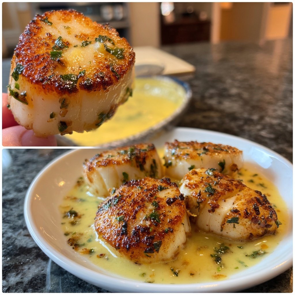 Quick Seared Scallops