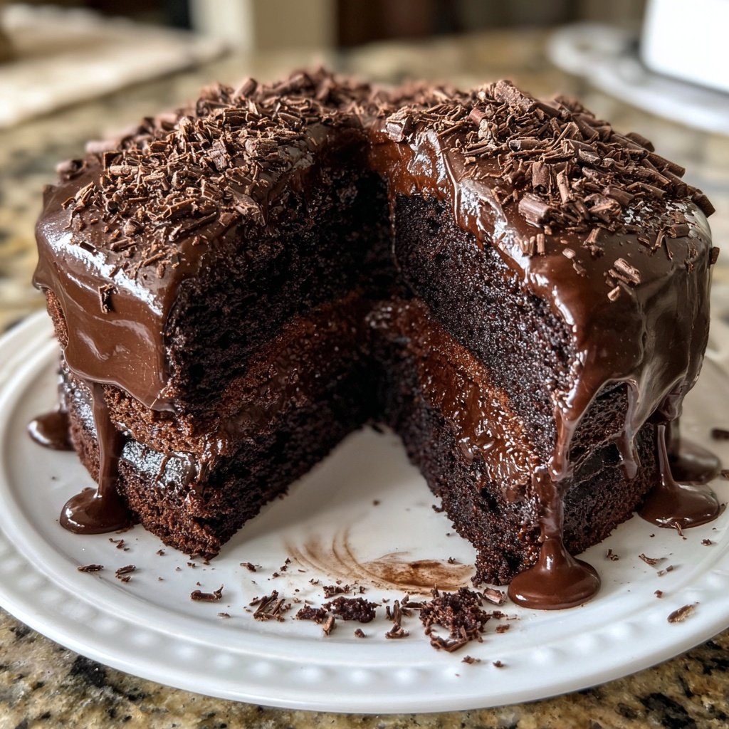 Chocolate Cake Made From Scratch