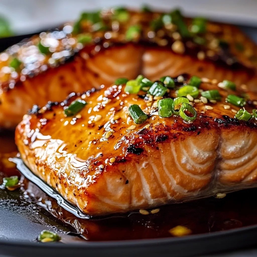 Perfectly Crispy Honey Garlic Salmon